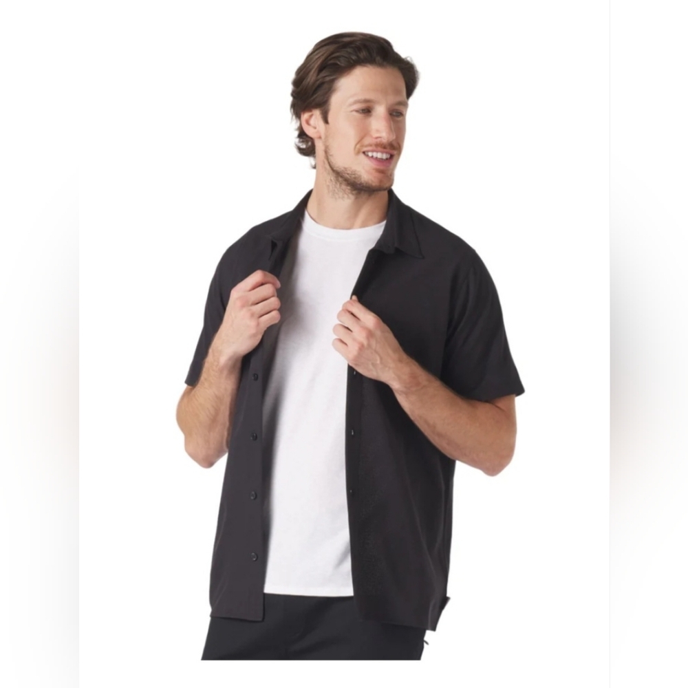 NWT Glyder Men's Zephyr Shirt, Black, Men's Medium - Picture 2 of 3